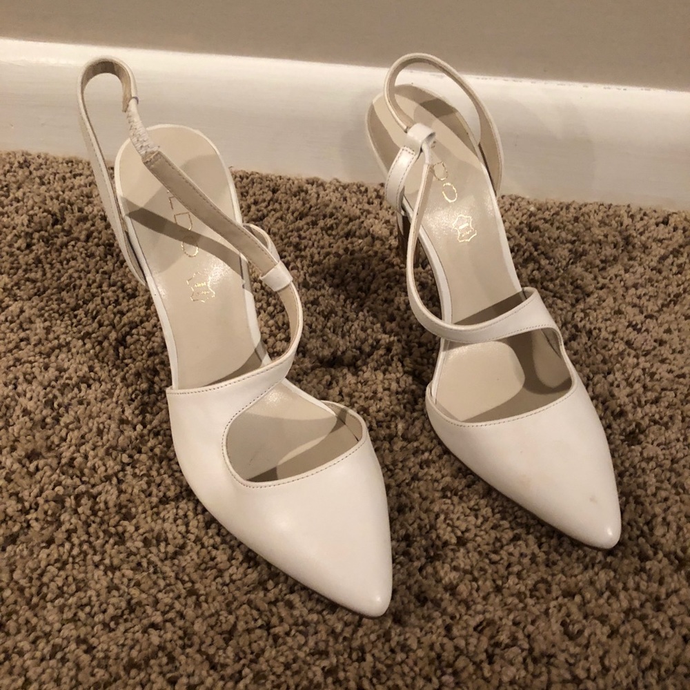 Aldo White High Heels